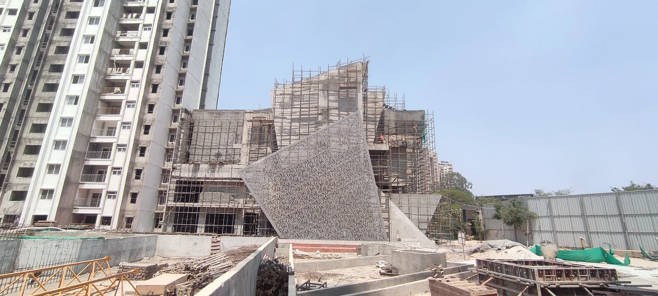 Above terrace works and civil finishing works are in progress.