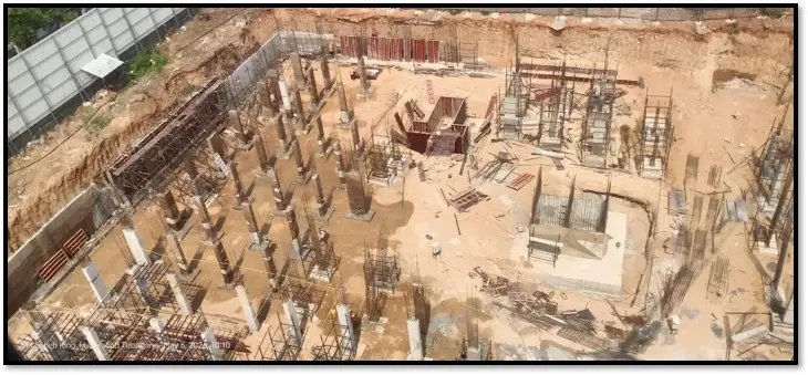 Manor-Tower D - Excavation work & Foundation work is in progress