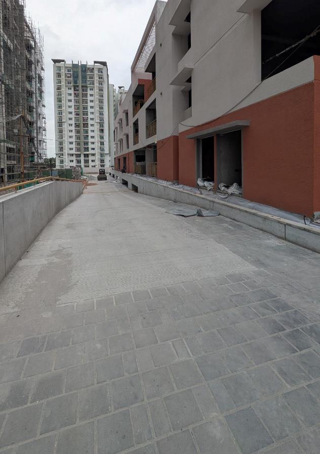 West Driveway Finishing Works