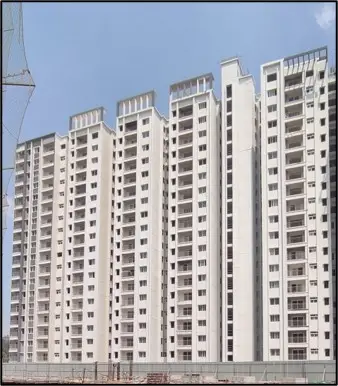 Tower D | External Painting activities in progress.