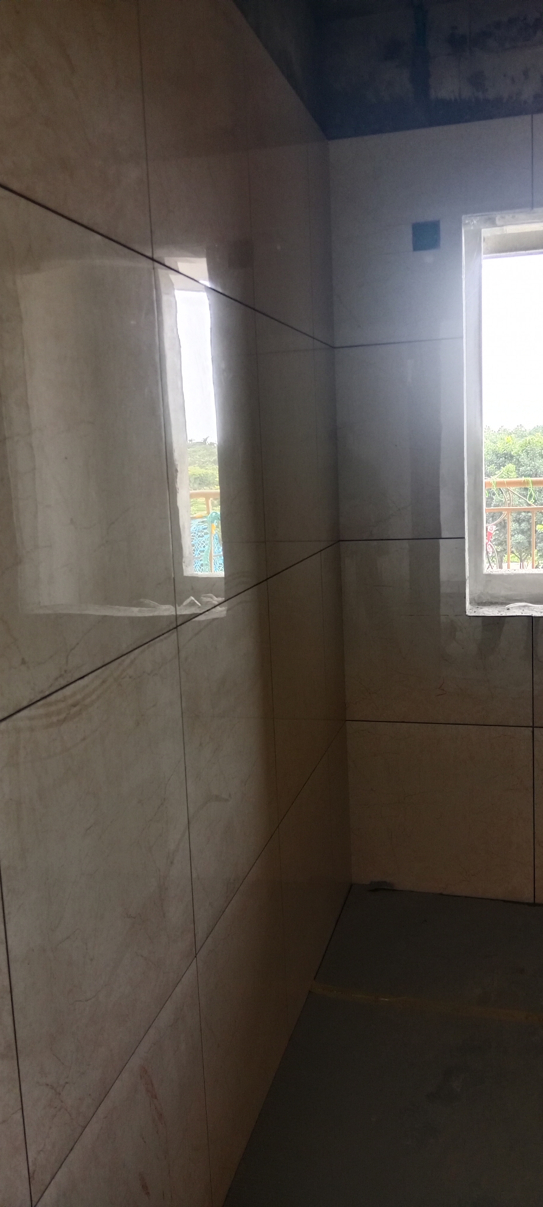 Finishing works in progress