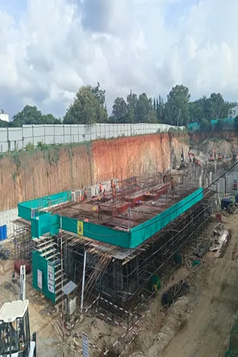 LUMINA: TOWER A-On Casting of Footing/Raft