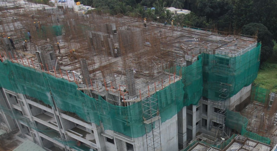 Tower B – 5th Floor Slab Completed; 6th to 7th Floor Wall/Slab in Progress