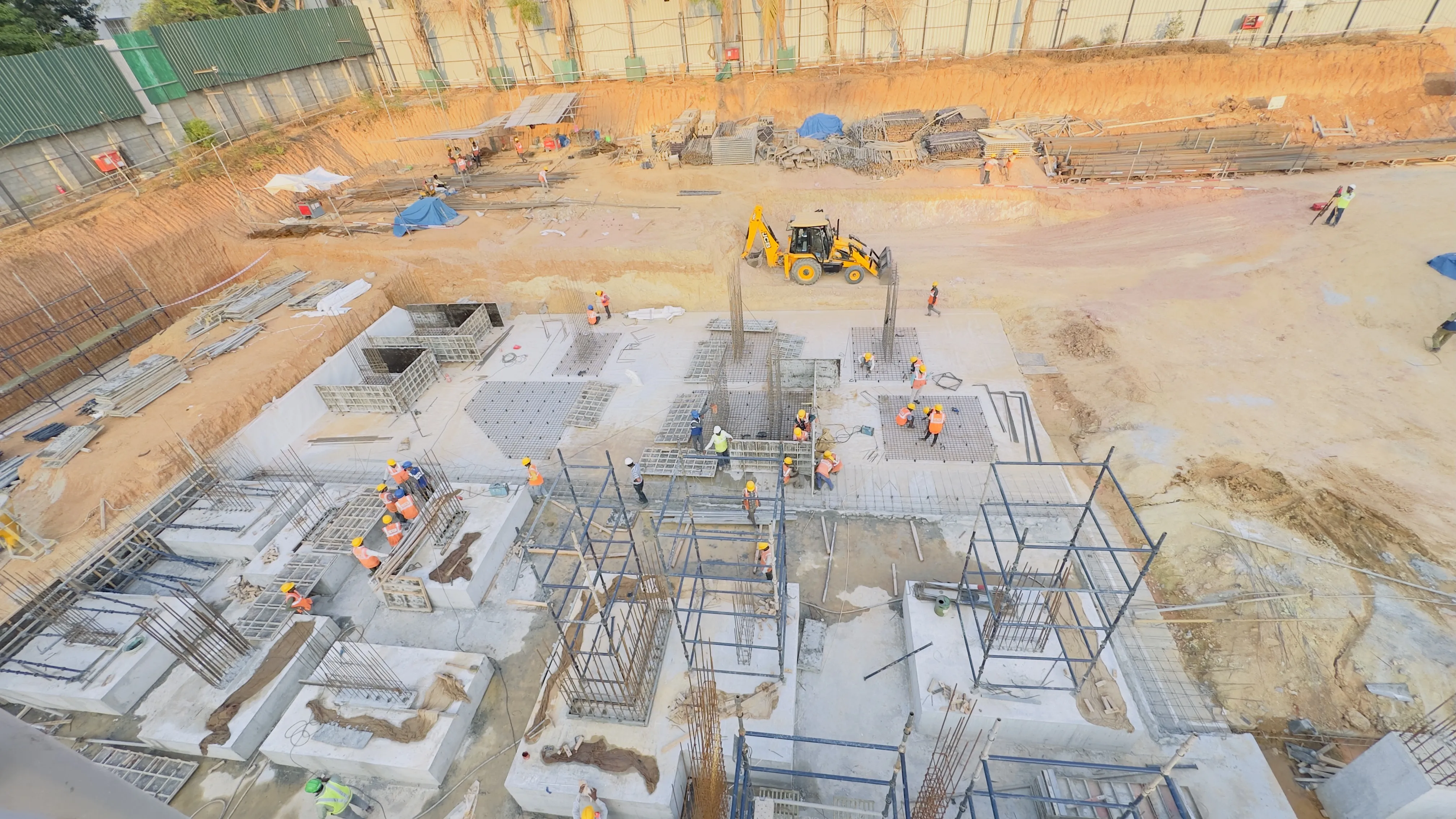 Tower C Foundation work in progress