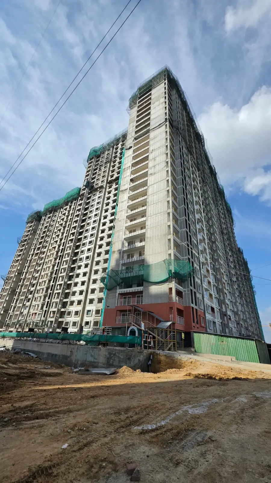 Brigade Valencia Brillio - Part A - Milestone Release -"On Casting of Terrace Slab" - Status as on 18th
