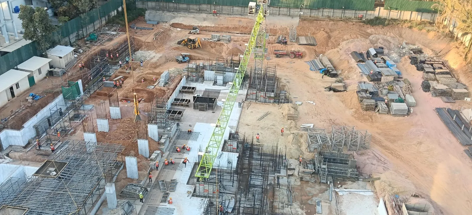 Tower B - Foundation work in progress