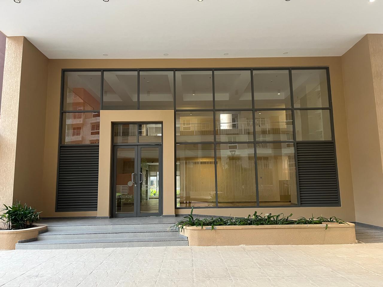 Main entrance lobby finishing works