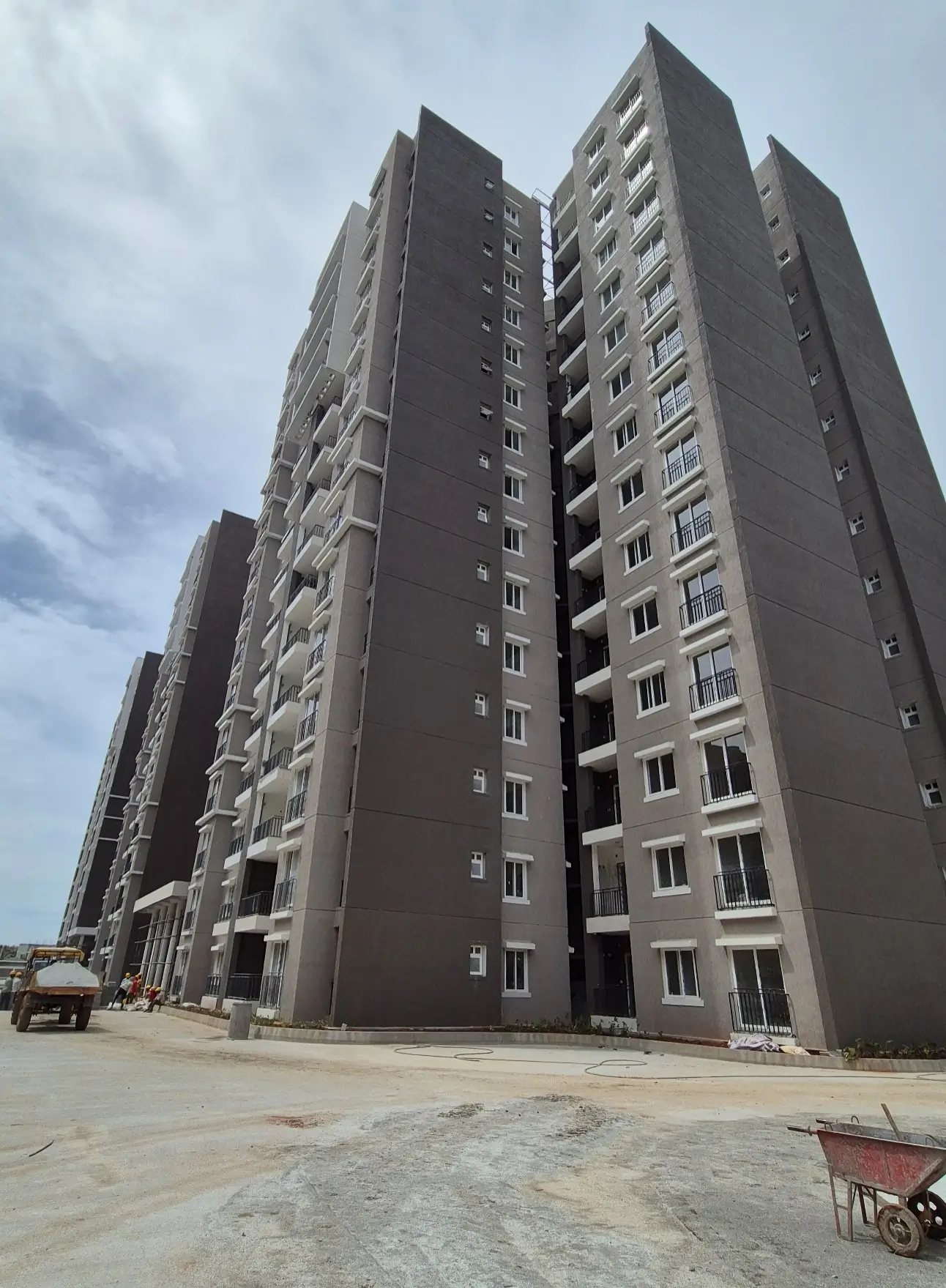 G Block External Texture Paint Completed