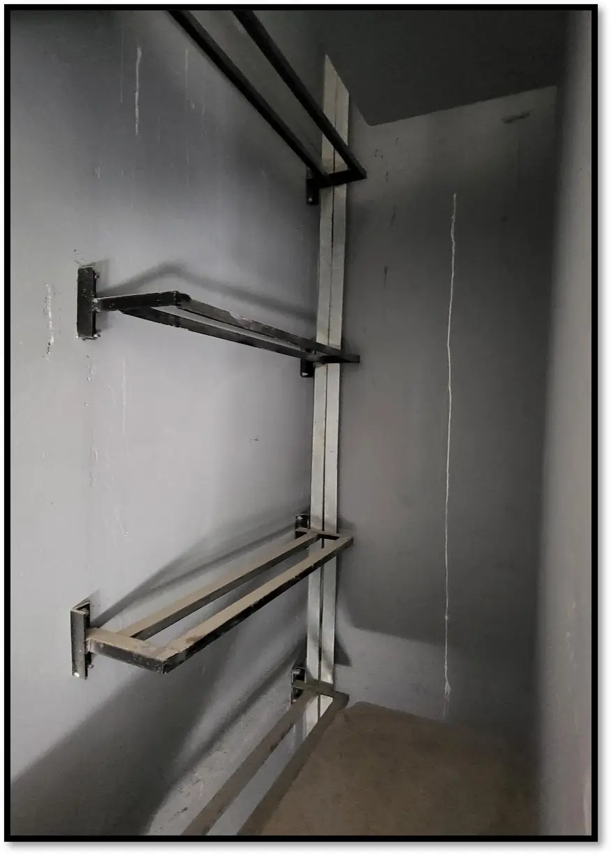 Fire and Plumbing shafts painting work in progress