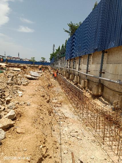 Main Tower - Pile work completed