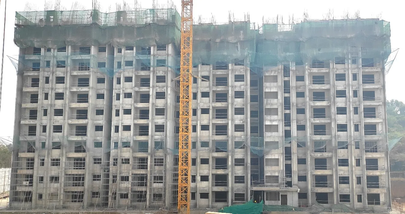 Tenth Floor Slab completed. Part of Eleventh Floor slab completed and Reinforcement & shuttering work in progress for the remaining area