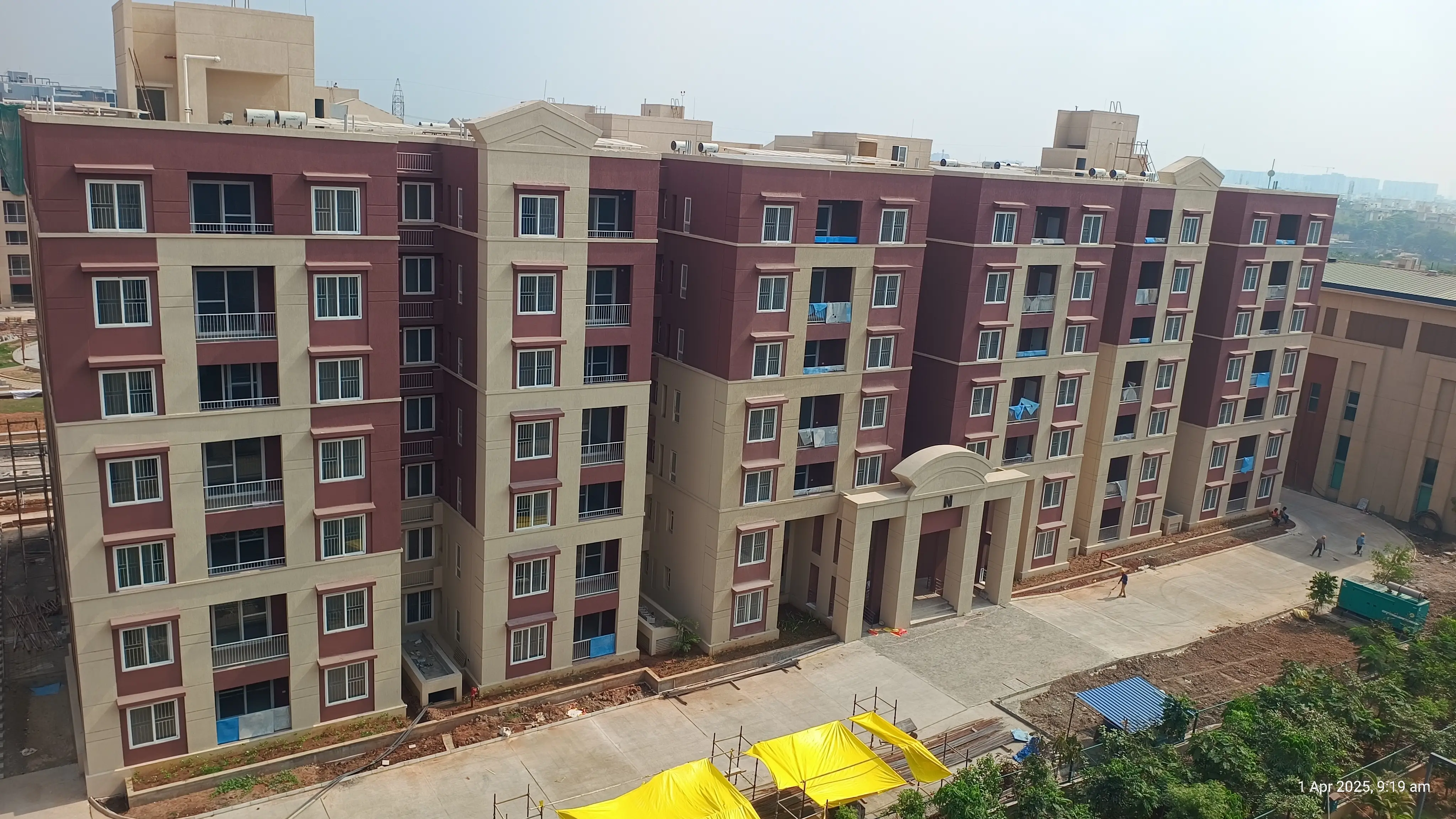 Block N – Internal flat QA work in progress (84/84 completed)