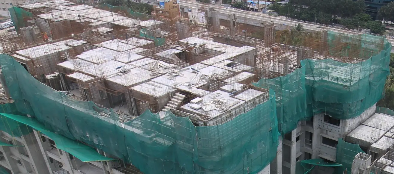 Tower B –17th Floor Slab In Progress