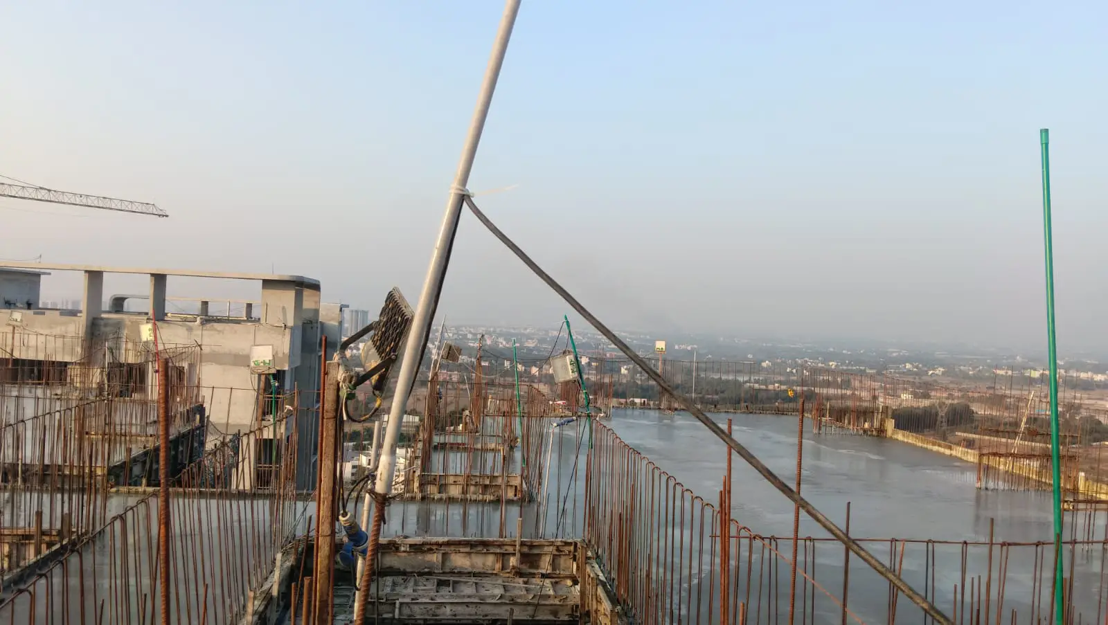 Tower D - Milestone Release -"On Casting of Terrace Slab" - Status as on 09th