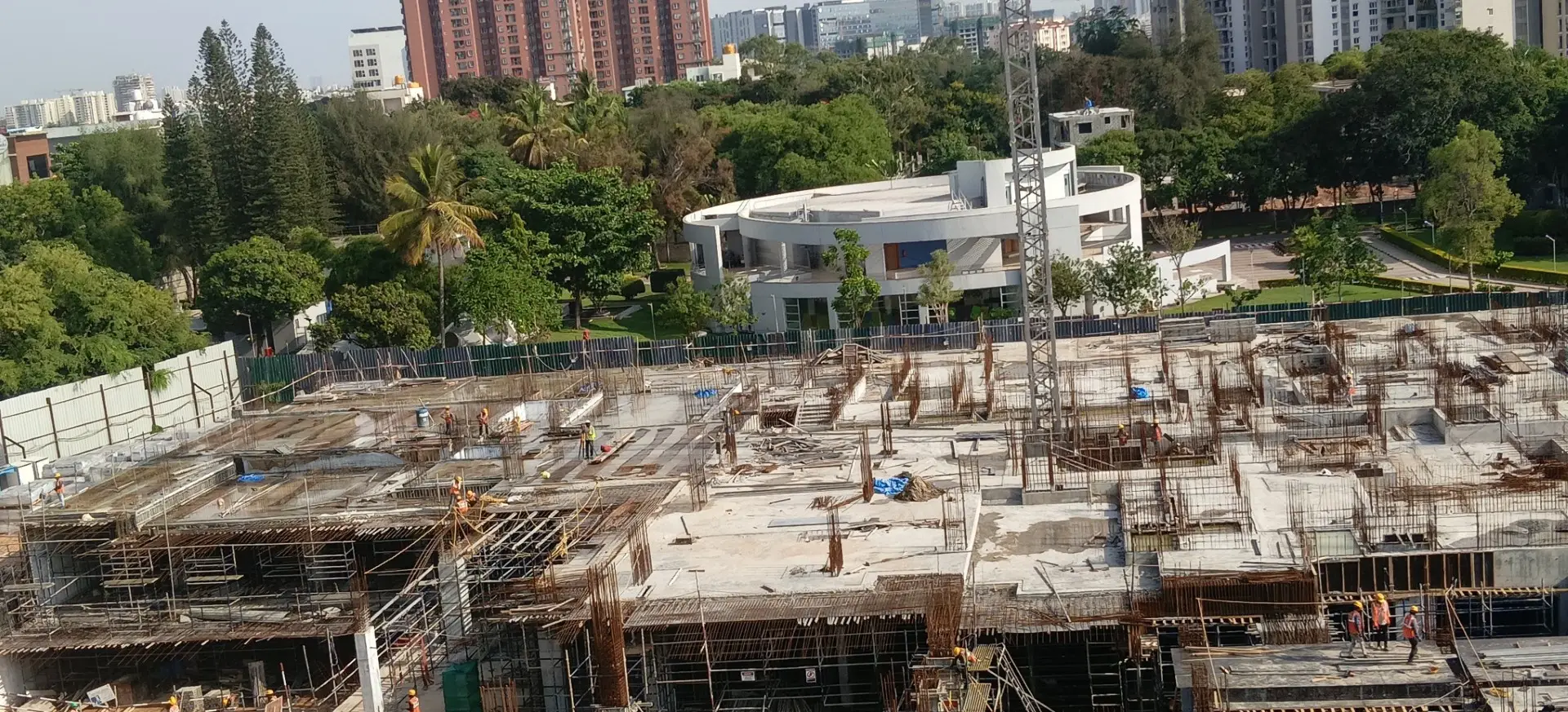 Tower B - Milestone Release -"On Casting of Ground floor slab" - Status as on 04th