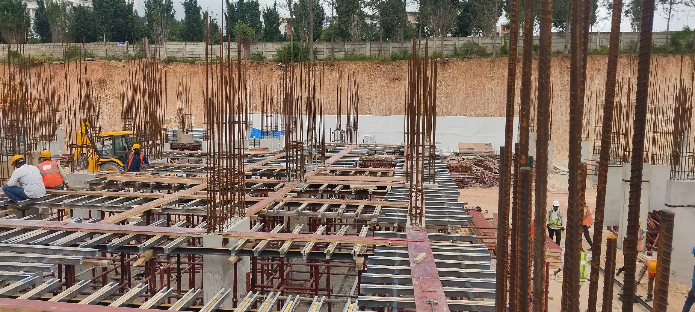 Upper Basement Shuttering Works In Progress.