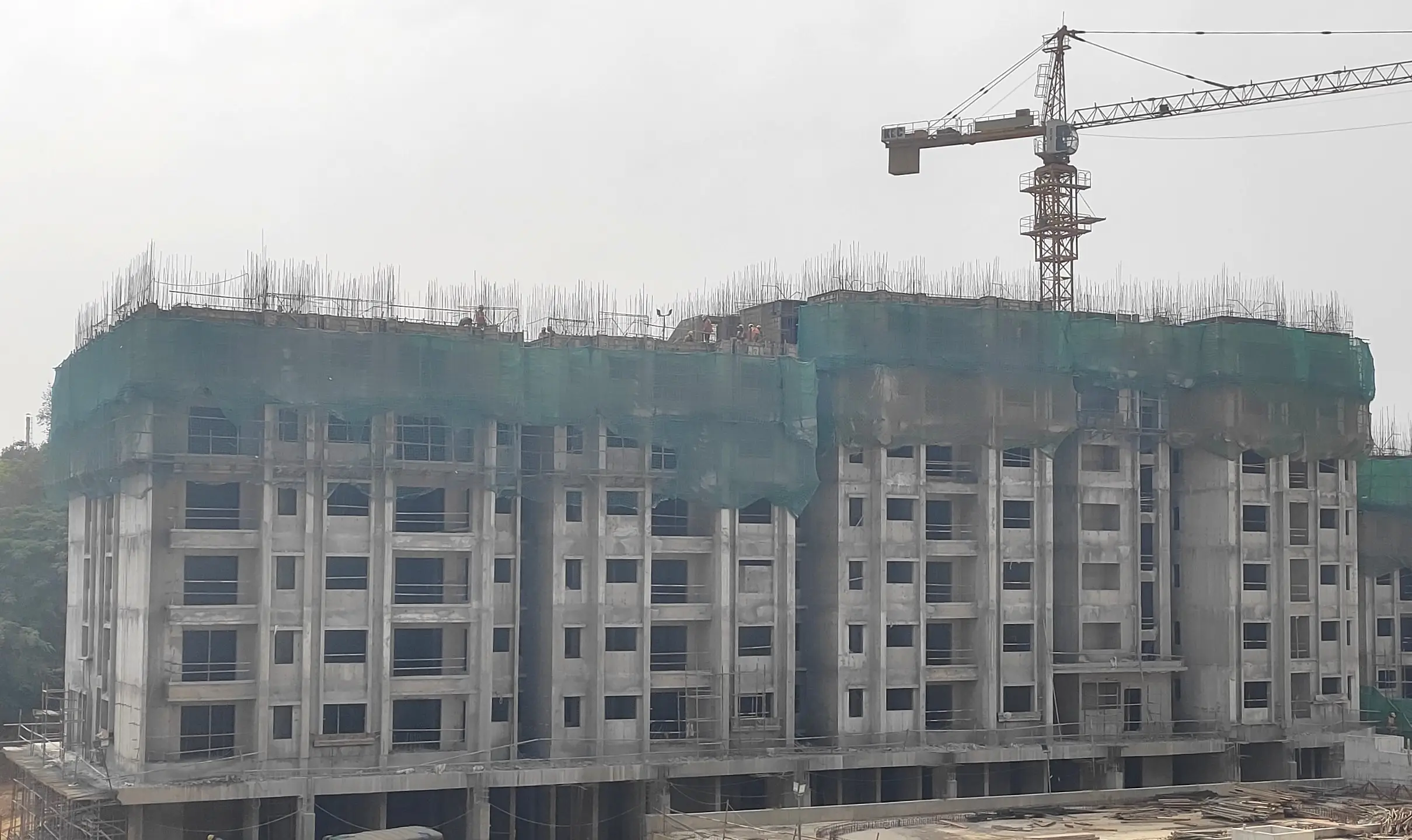 Brigade Calista - Tower B - Milestone Release -"On casting of 6th Floor Slab" - Status as on 09th