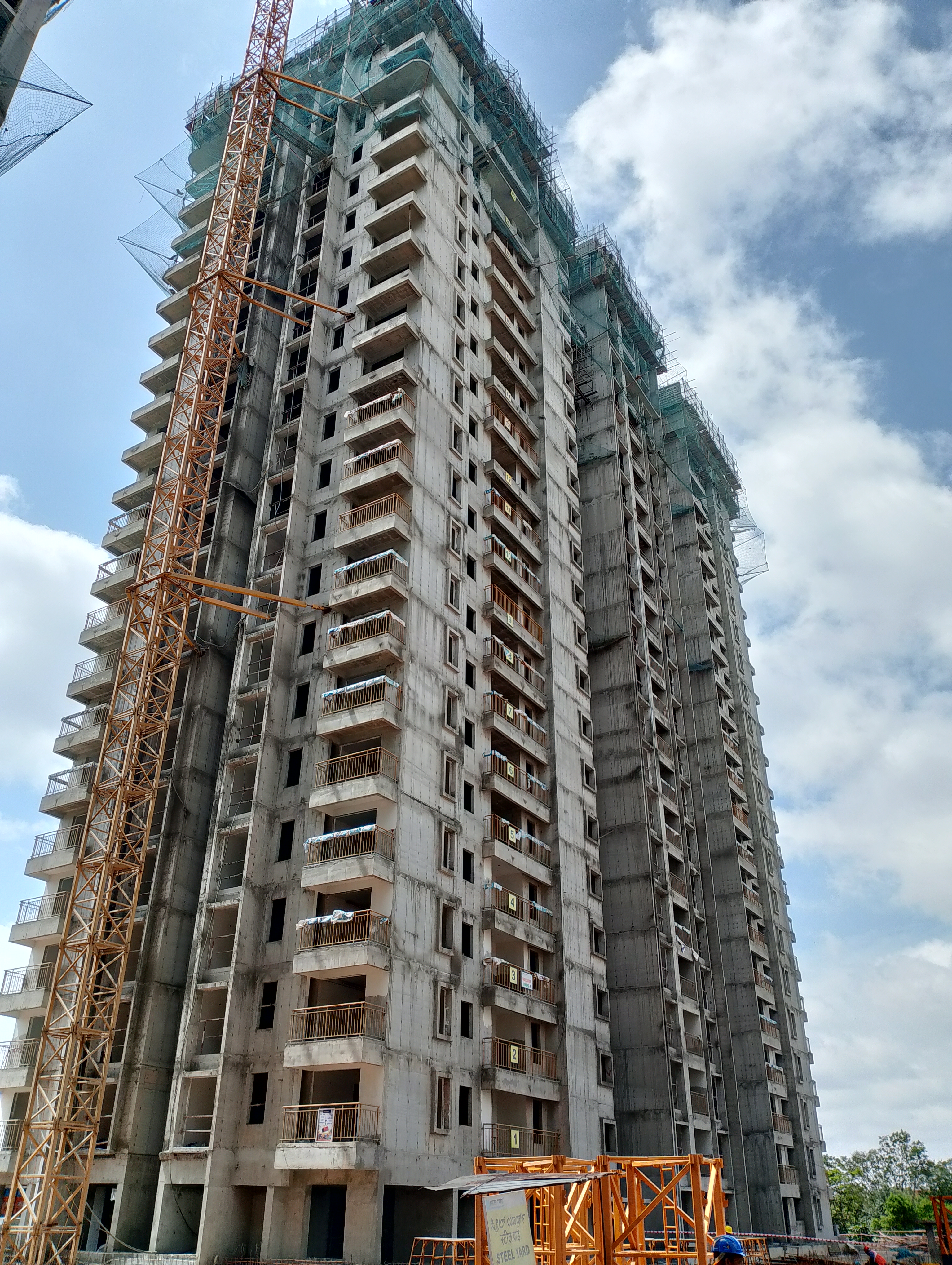 Tower E – Milestone Release – “On Casting of 23rd Floor Slab” – Status as on 19th
