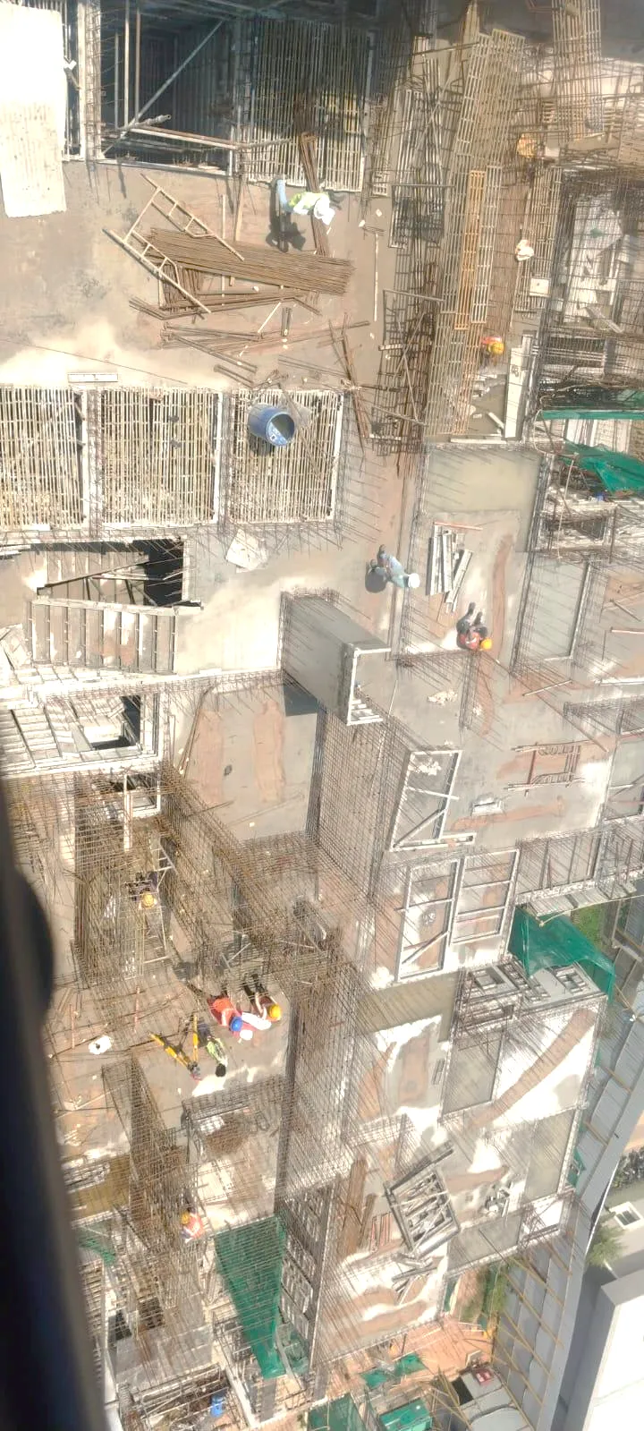 Tower B - 7th Floor| shuttering & Reinforcement work in progress for part of the slab