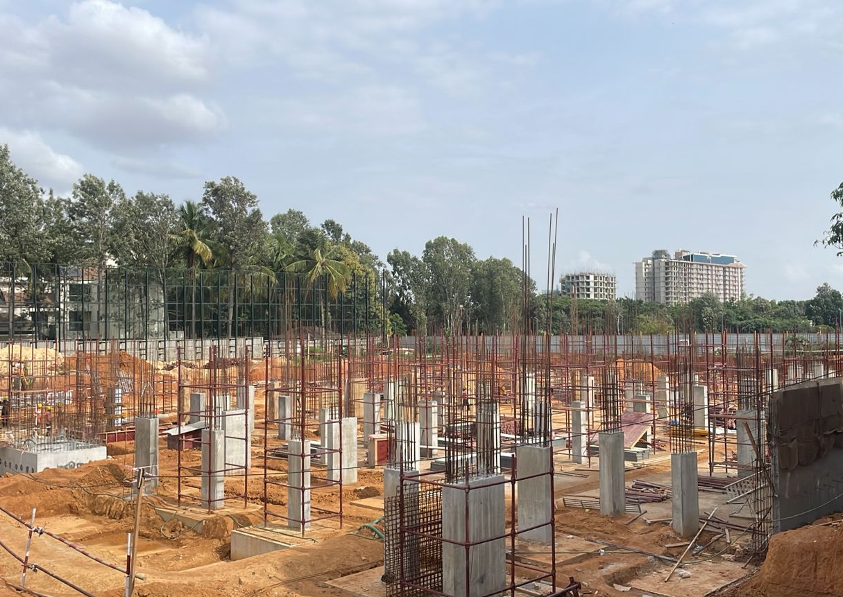 Tower C & D- Basement Columns in Progress