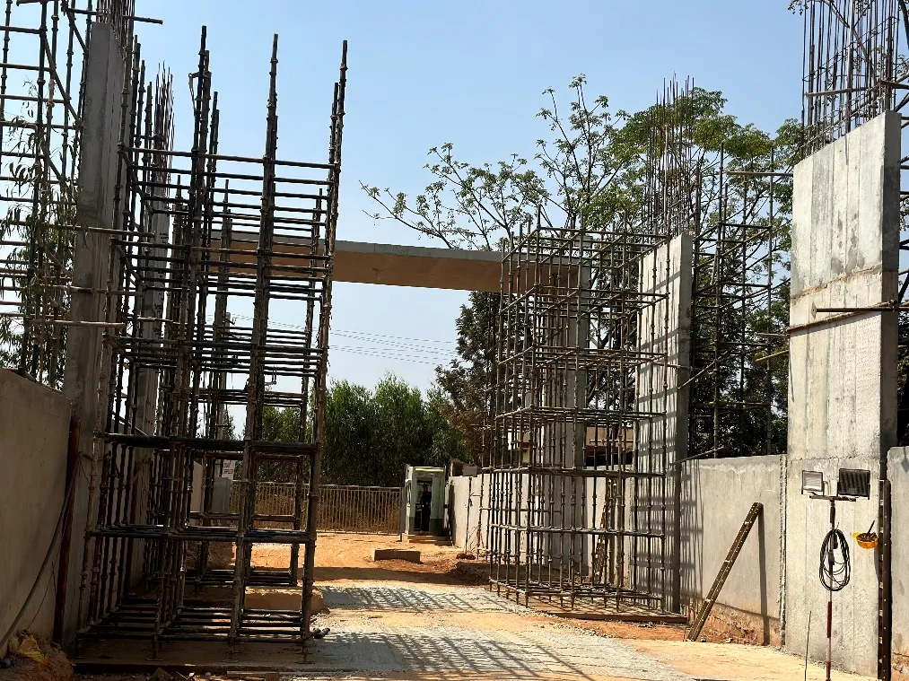 Entry portal work in progress.