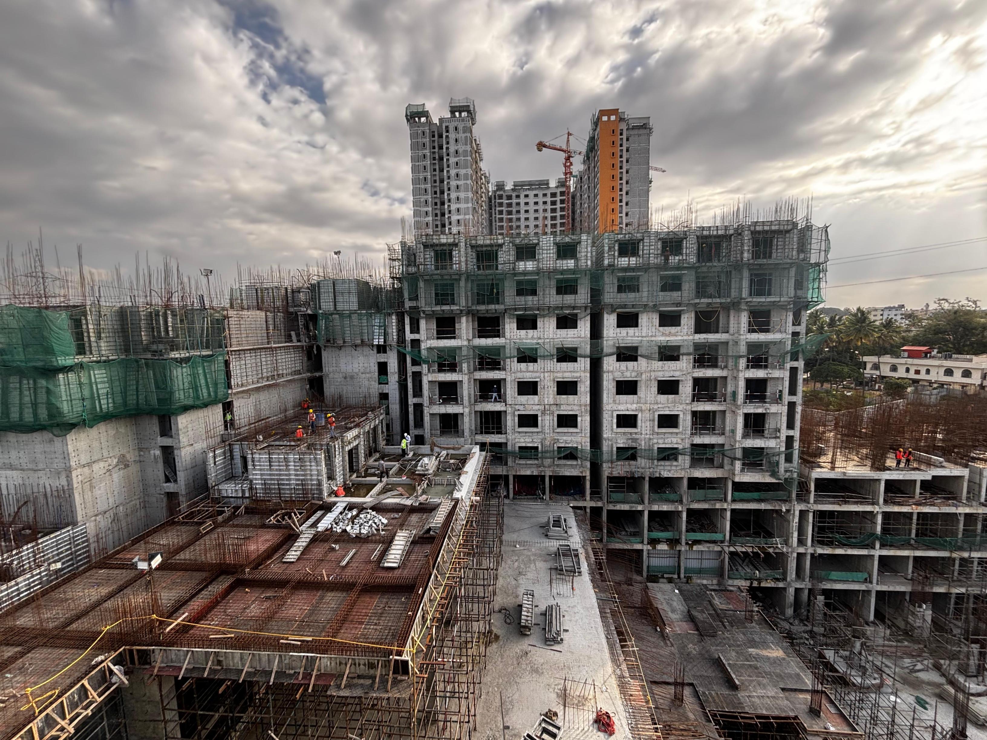 Part Area 7th floor Slab in Progress