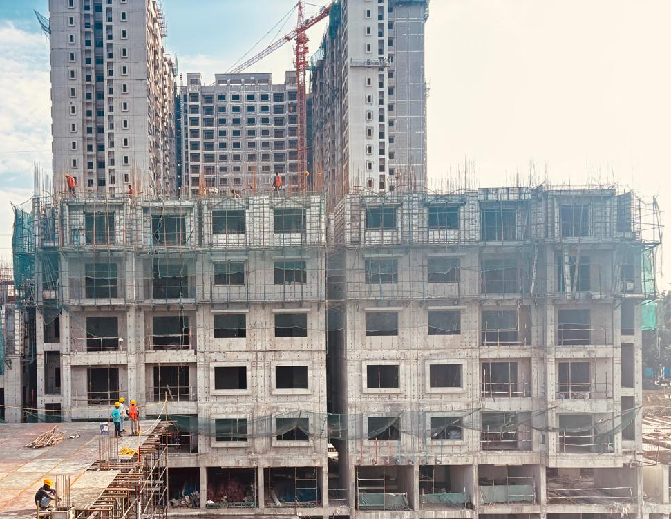 Part Area 5th floor Slab in Progress