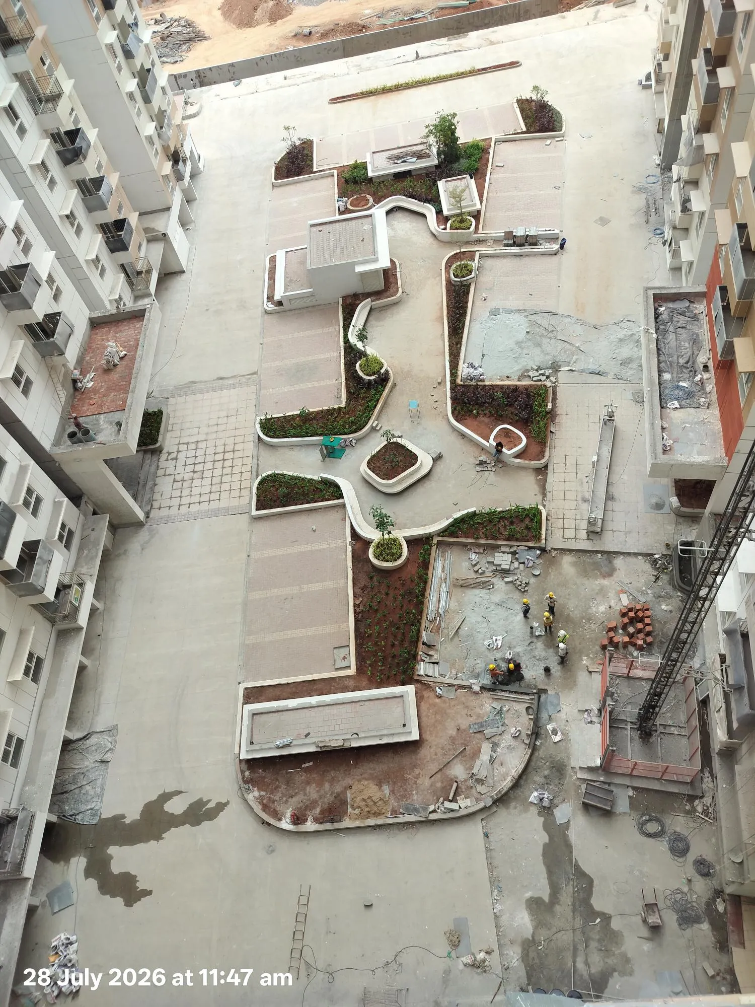 Podium Hardscape and softscape