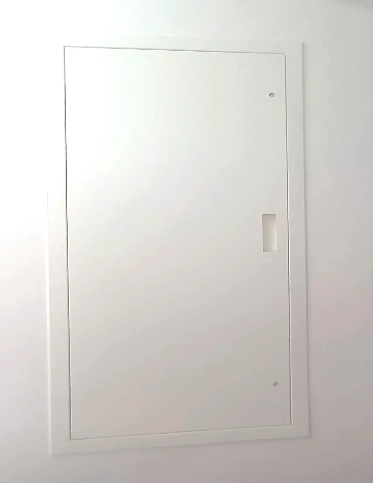 Plumbing and Electrical Shaft Door Installation work in progress