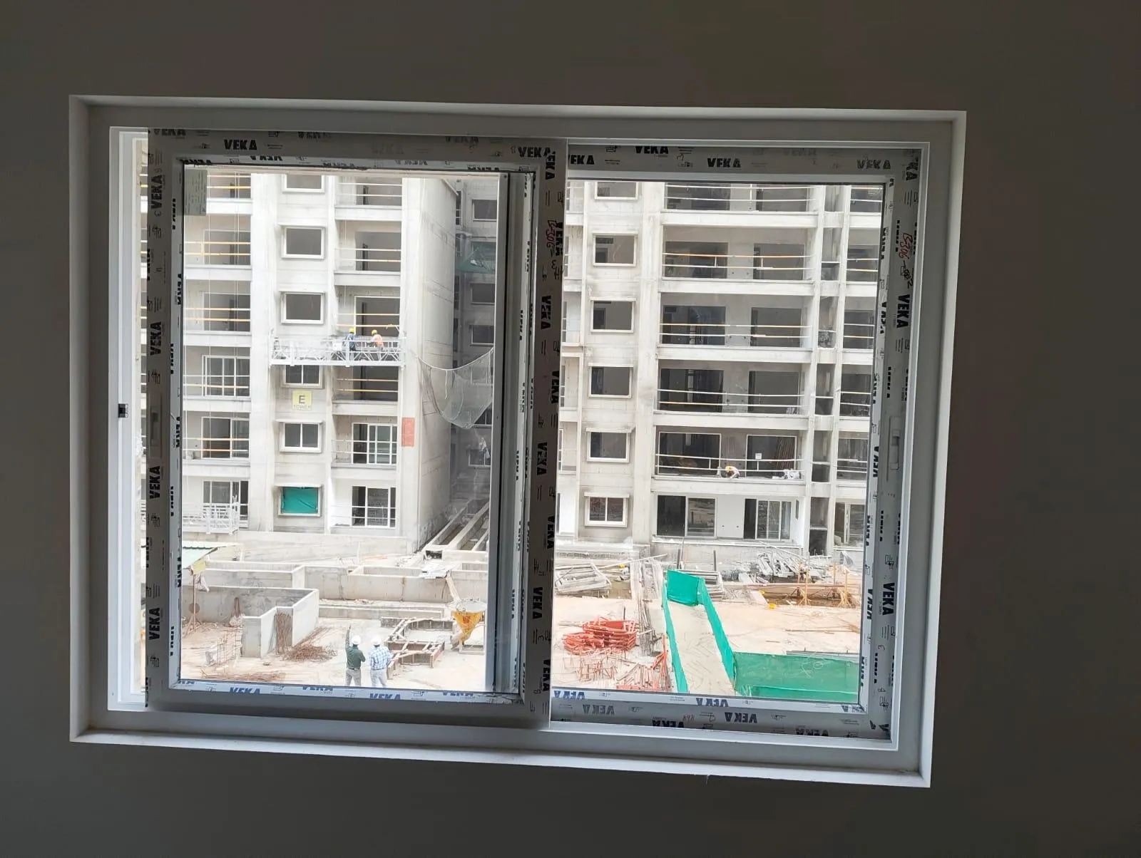 Tower B - "Milestone Release" -"On Commencement of Window Fixing - GF-5F" - Status as on 15th