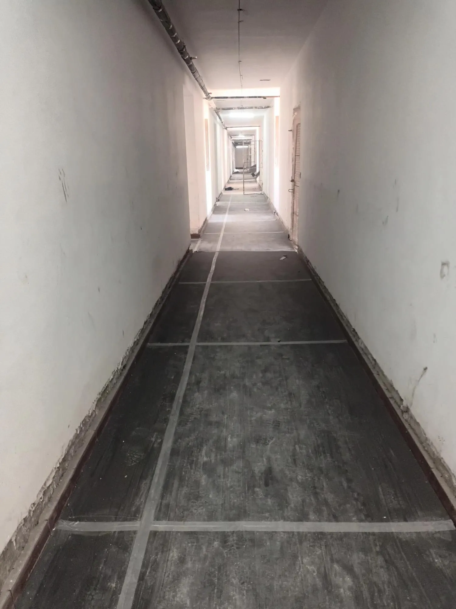 Corridor Area Tiling works work in progress