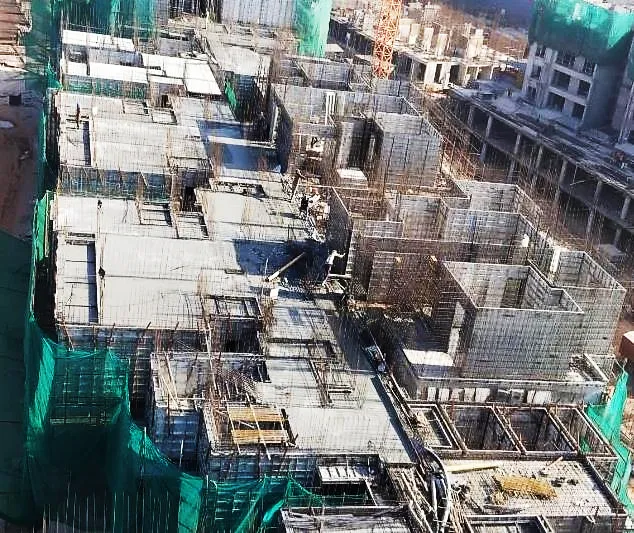 TOWER – K: Fourth floor slab Completed, Fifth floor works in progress