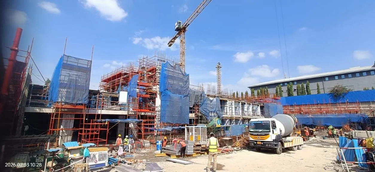 Tower- 1| Ground floor slab work in progress