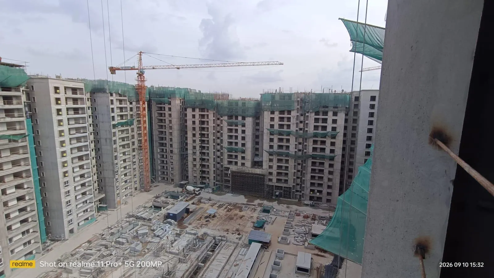 Brigade Eternia - Tower I - Milestone Release -"On Casting of Terrace floor slab" - Status as on 12th