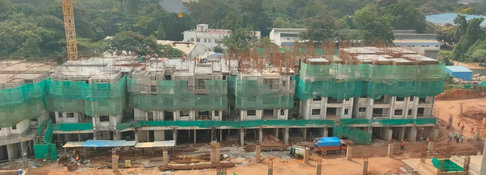 Tower C - Milestone Release - " On Casting of  3rd Floor Slab" - Status as on 07th