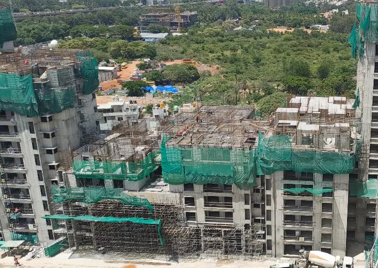 Tower – I: Sixth floor slab cast