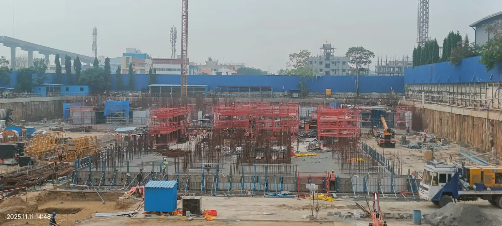 Tower A - Milestone Release -"On completion of Foundation (raft)" - Status as on 11th