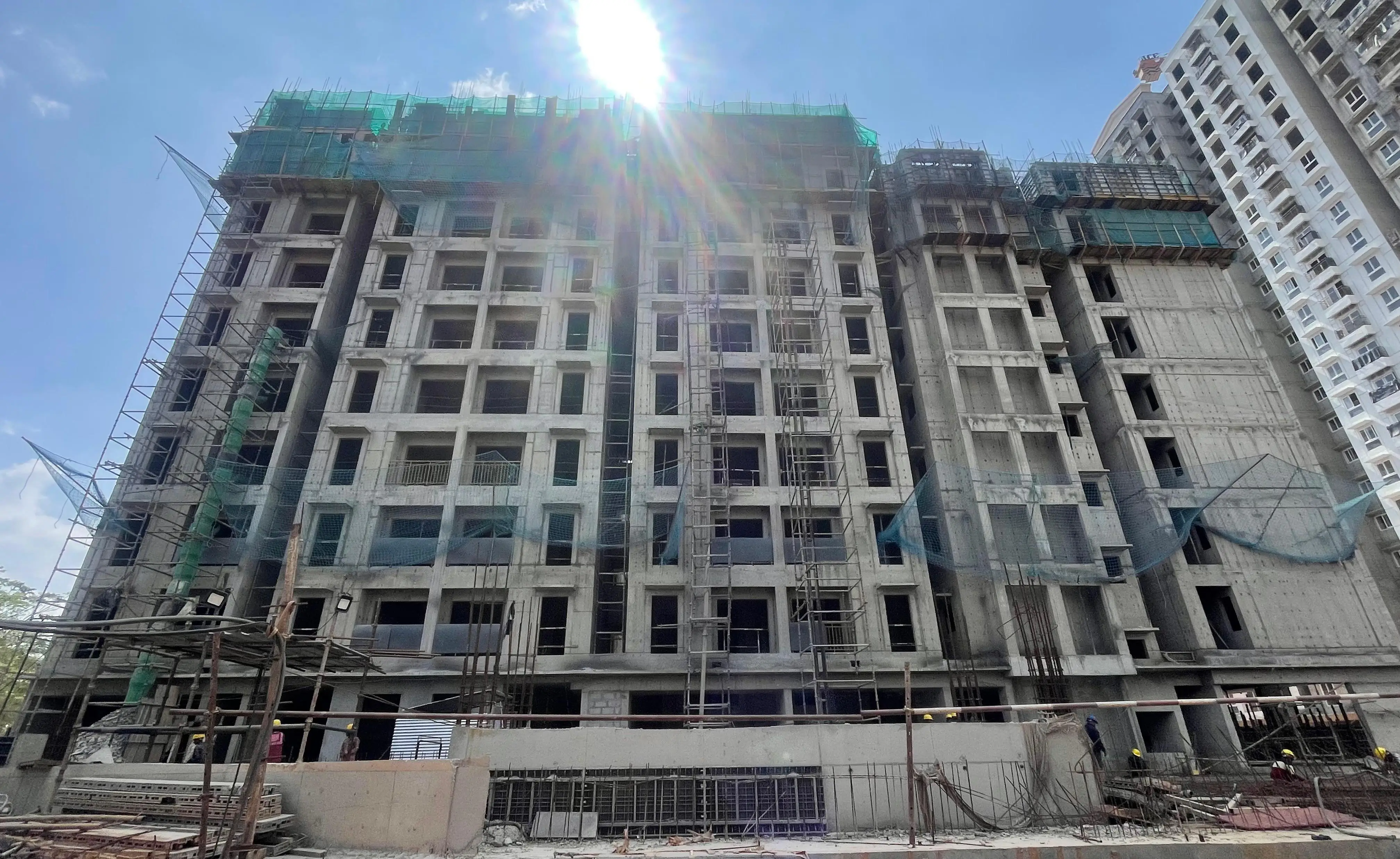 Brigade El Dorado - Cobalt - Wing A - Milestone Release -"On casting of Ninth floor slab" - Status s on 14th