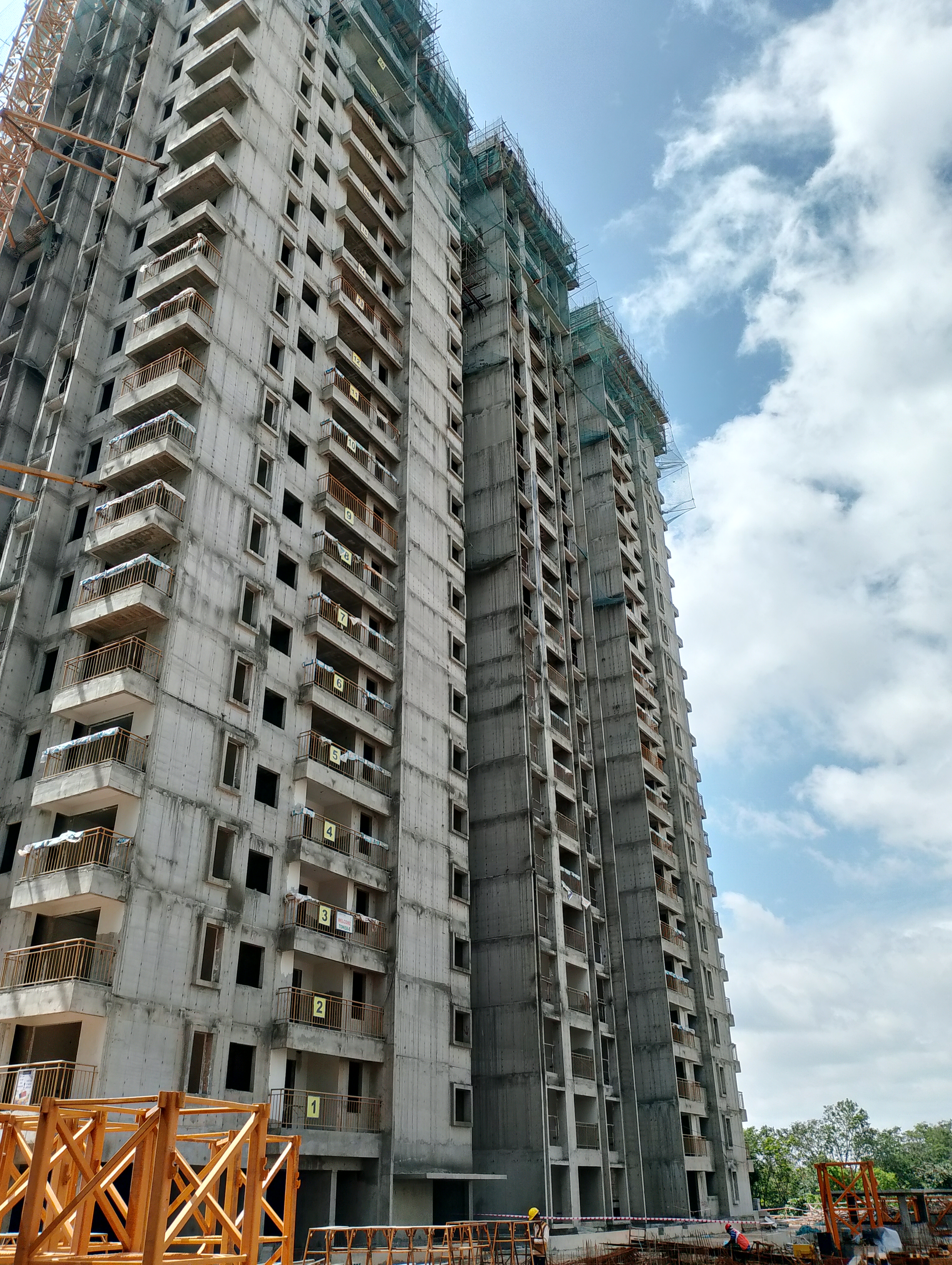 Tower E – Milestone Release – “On Casting of 23rd Floor Slab” – Status as on 19th