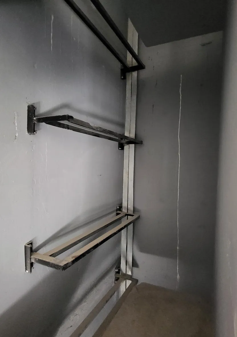 Fire and Plumbing shafts painting work in progress