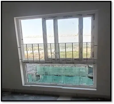 Window Grill Fixing work in progress