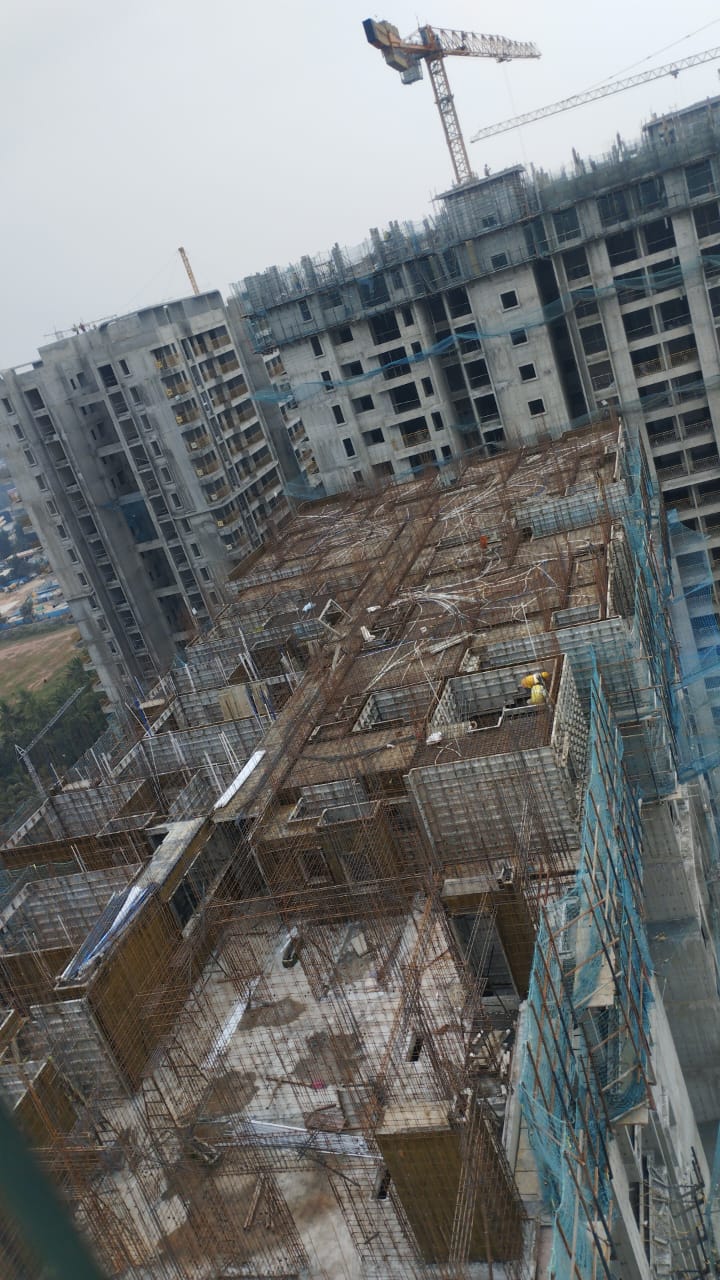 Tower G - Milestone Release -" On Casting of 23rd Floor Slab" - Status as on 17th