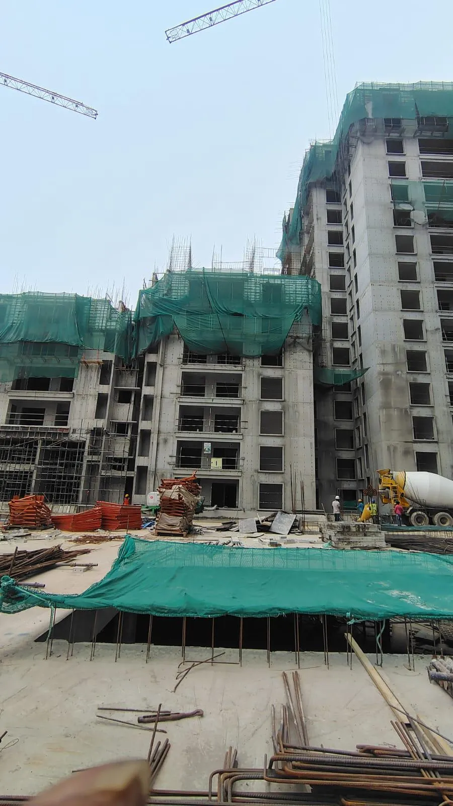 Tower-I Fifth floor slab Completed