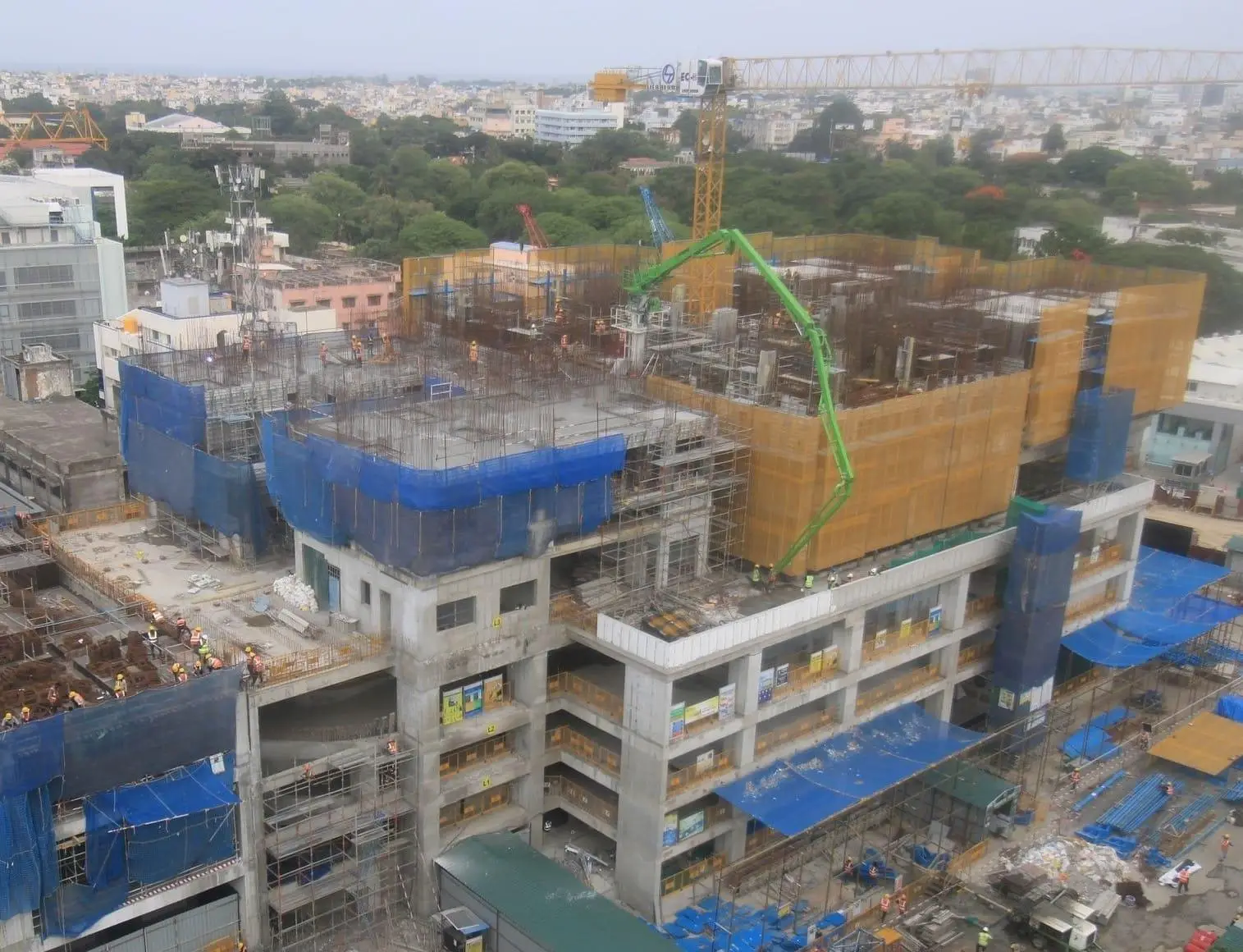 Brigade Icon - Tower A & B - Milestone Release -"On Casting of Fifth floor slab" - Status as on 25th
