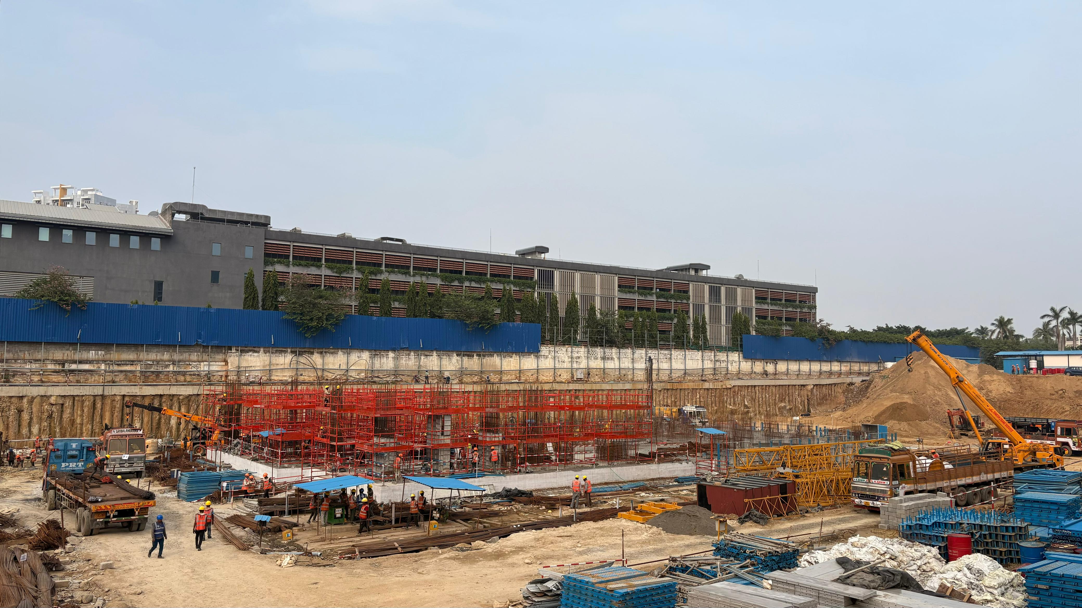 Tower B - Milestone Release -"On completion of Foundation (raft)" - Status as on 11th