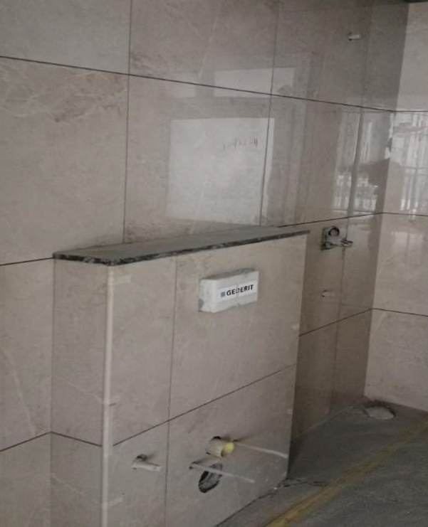 Finishing works in progress