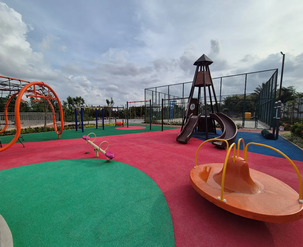 Kids play area & Skating Rink