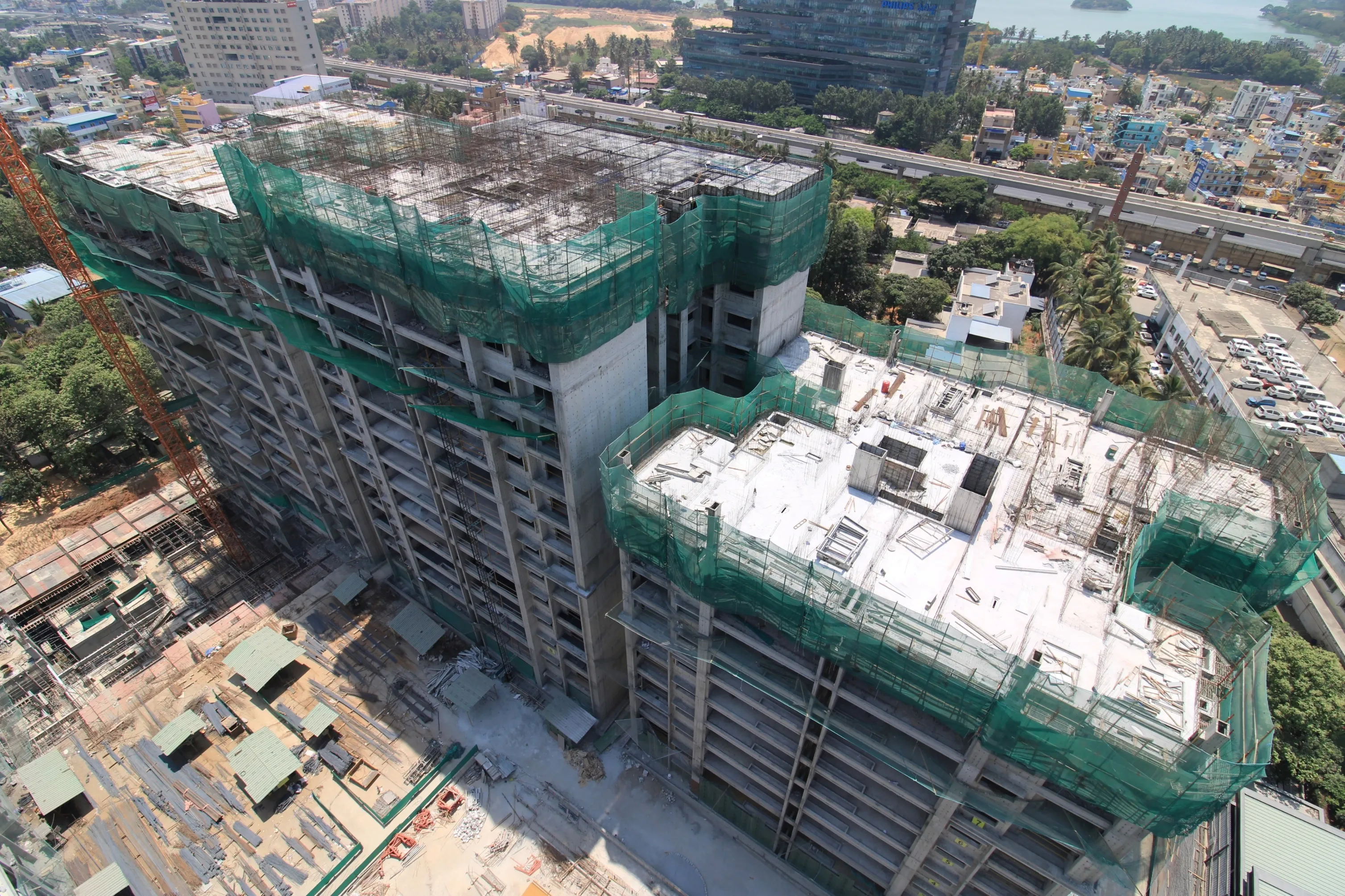 Tower A –13th Floor Slab In Progress