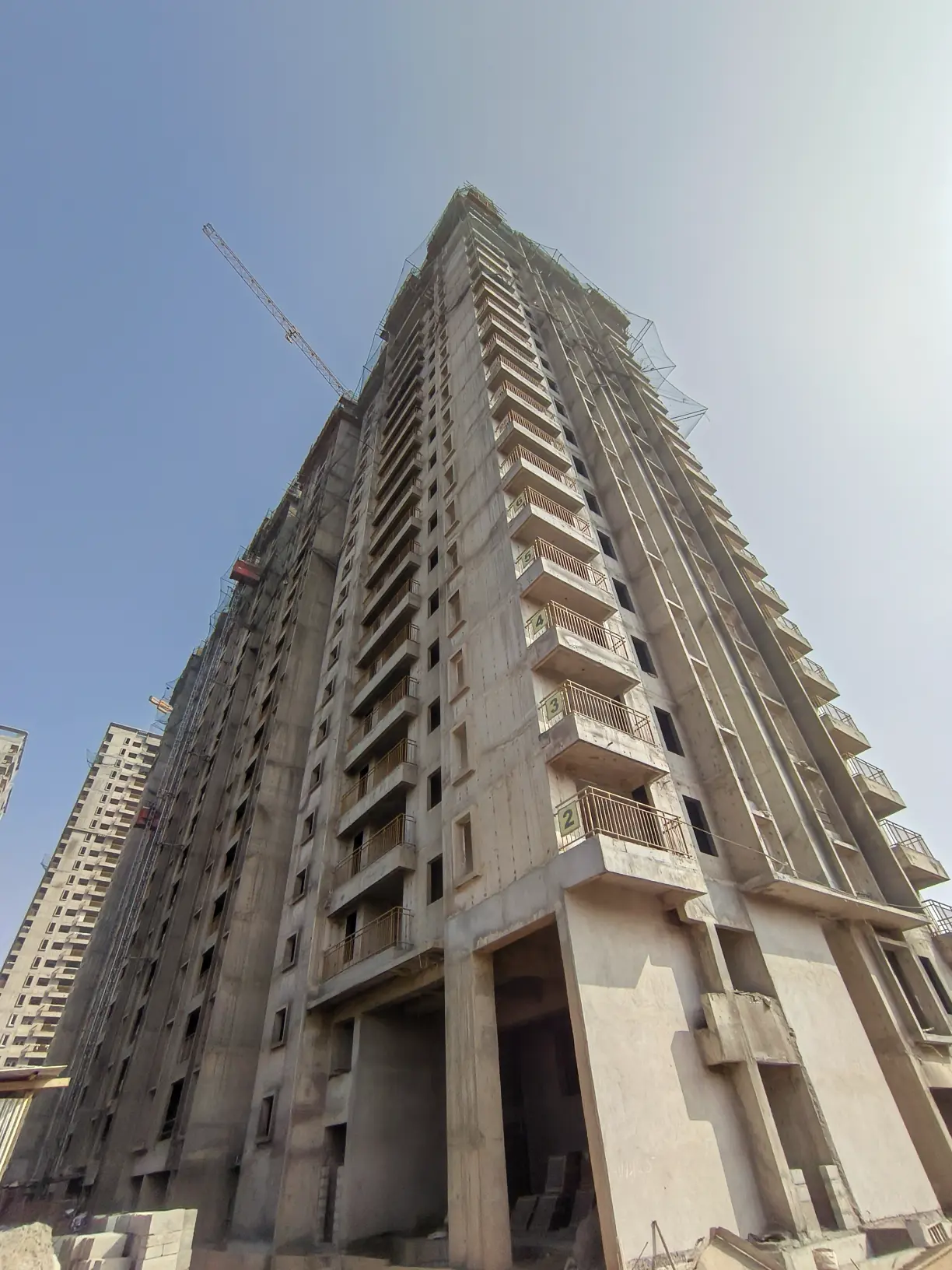 Tower F - Milestone Release -"On Casting of 23rd floor slab" -Status as on 31st