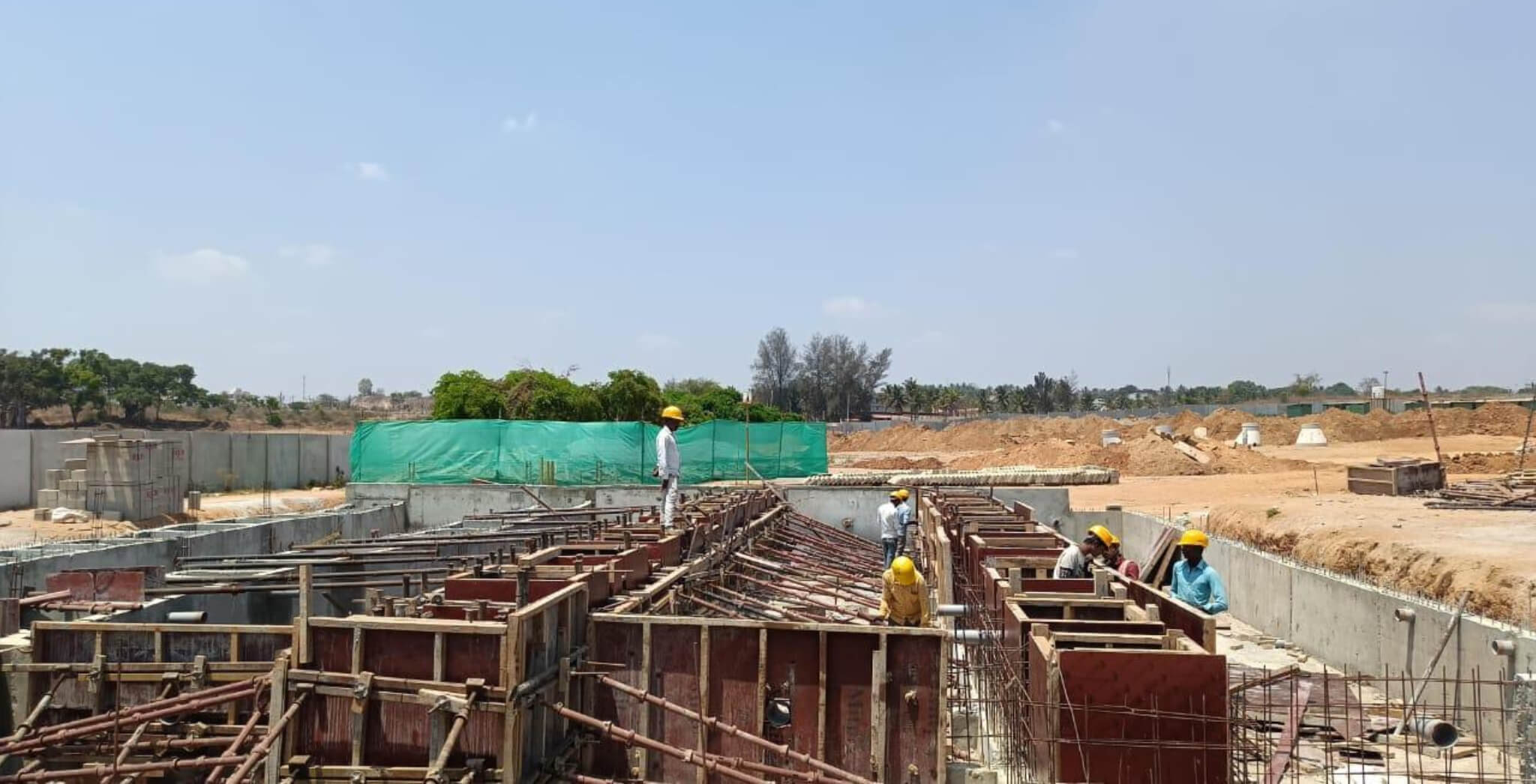 ECO STP - Chamber shuttering work in progress - Mar 2024